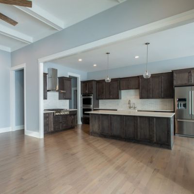 hardwood flooring in a Geneva kitchen